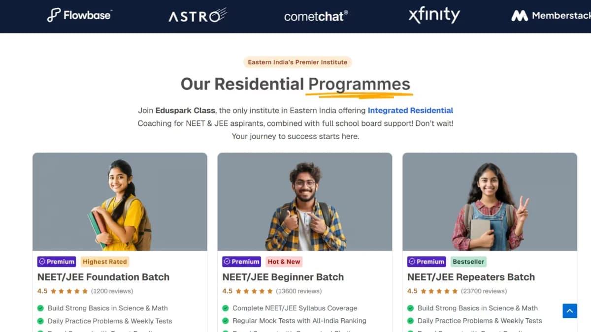 EduSpark Class website